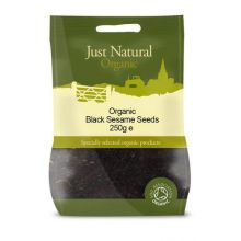 Just Natural, Organic Black Sesame Seeds, 250g